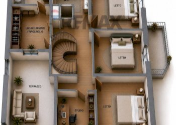 Pianta 3D - Rustic strada Citerna
 
59, Valenza - photo 2