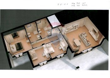 Pianta 3D - Trilocale Vico Traversa Giovanna Da Durazzo
 
1, Bitonto - foto 3