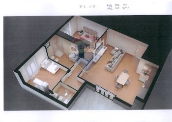 Pianta 3D - Trilocale Vico Traversa Giovanna da Durazzo
 
1, Bitonto - foto 3