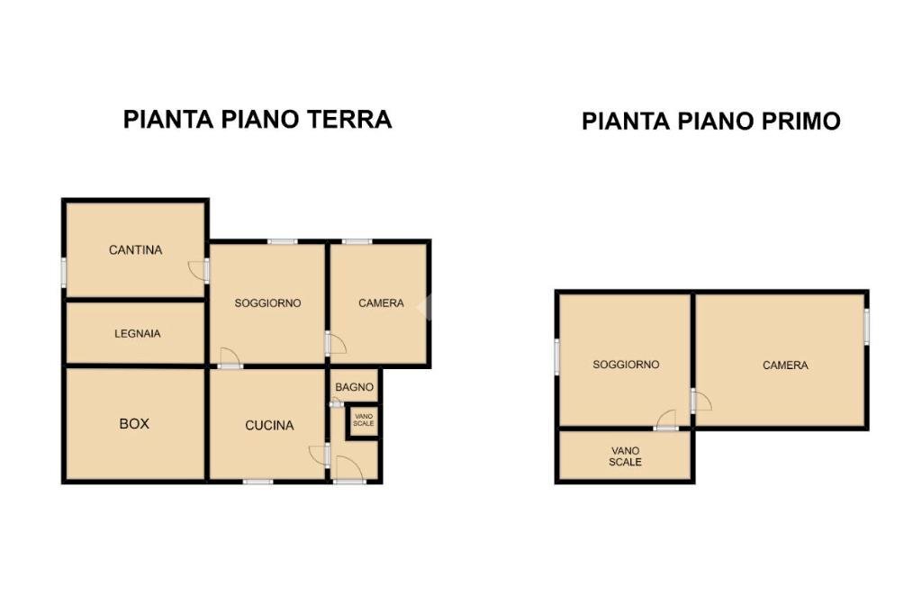 Portion of a house Via Zandrina, Stella - floor plans 1