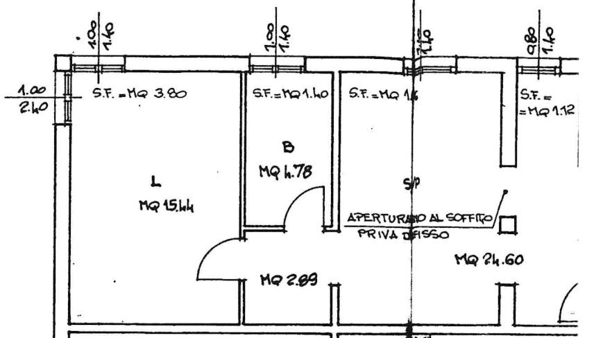 plan appartamento  - Appartamento Via Bortolani, 1673 , Valsamoggia - planimetria 1