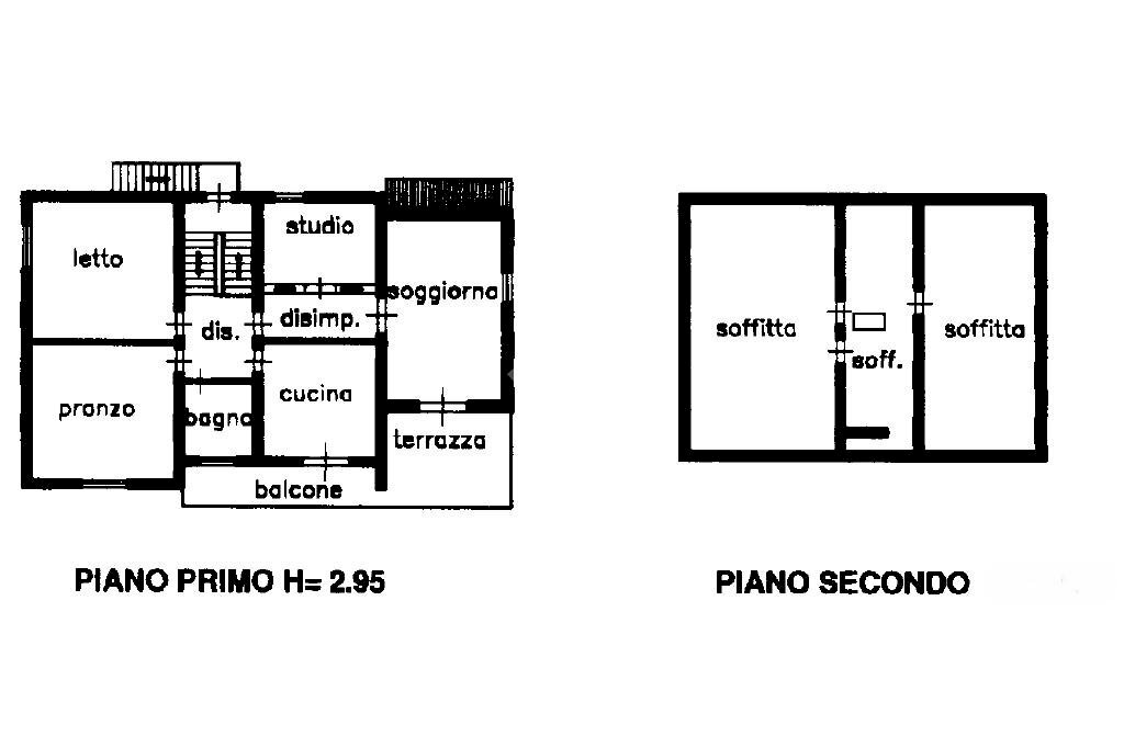Villa Via Giovanni Caboto, Mirandola - floor plans 1