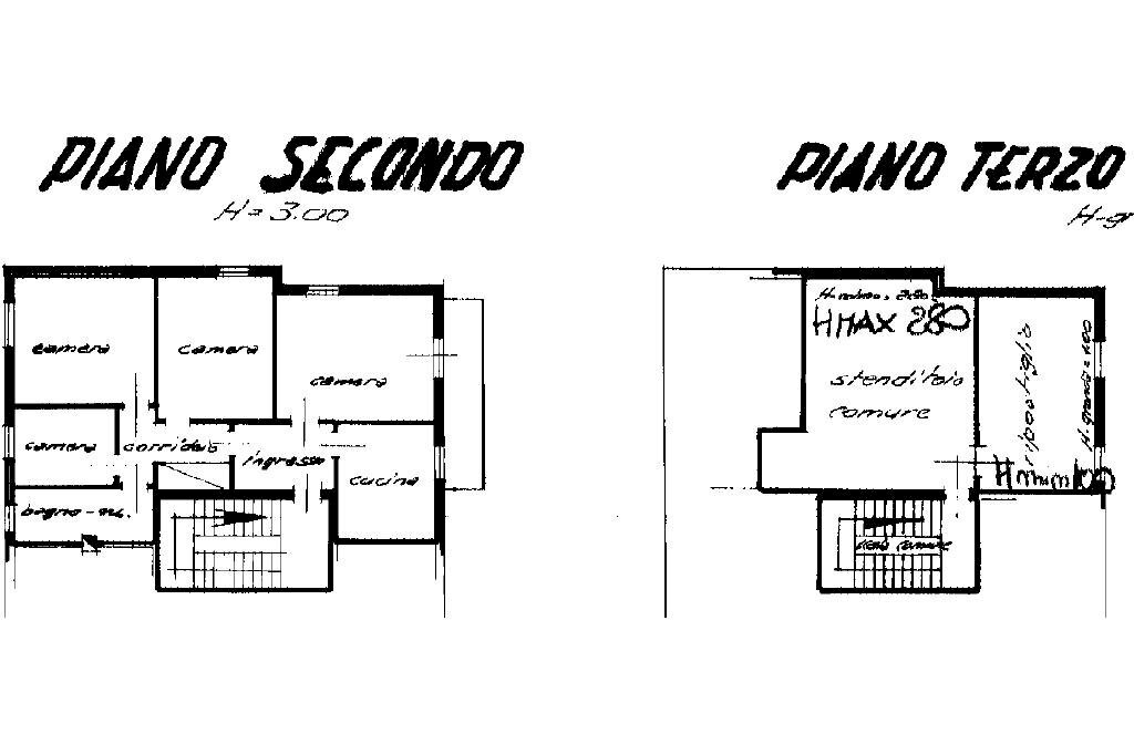 Quadrilocale Via achille grandi, Mirandola - planimetria 1
