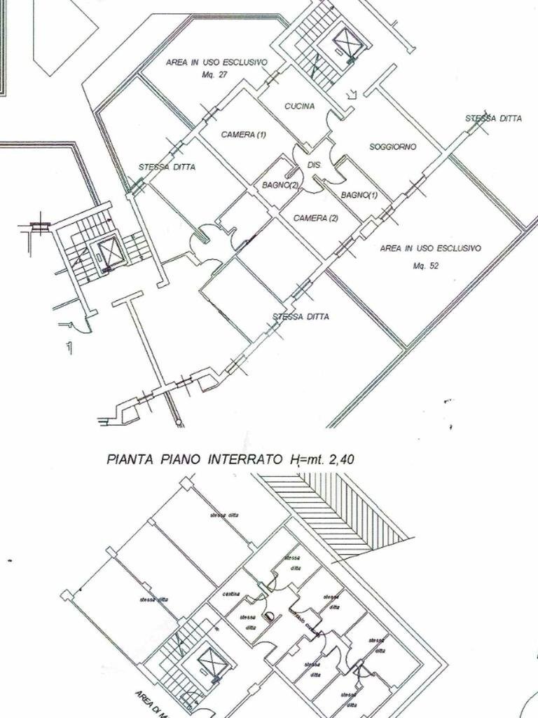 Quadrilocale Vicolo Sacra San Michele, Orbassano - planimetria 1