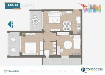 Foto 37 - Monolocale Via Como
 
29, Loano - foto 37