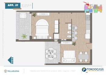 Foto 42 - Monolocale Via Como
 
29, Loano - foto 42