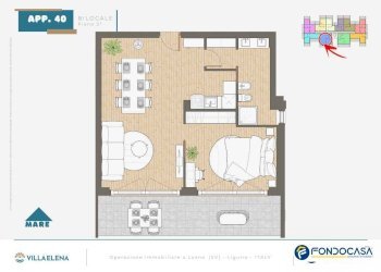 Foto 45 - Monolocale Via Como
 
29, Loano - foto 45