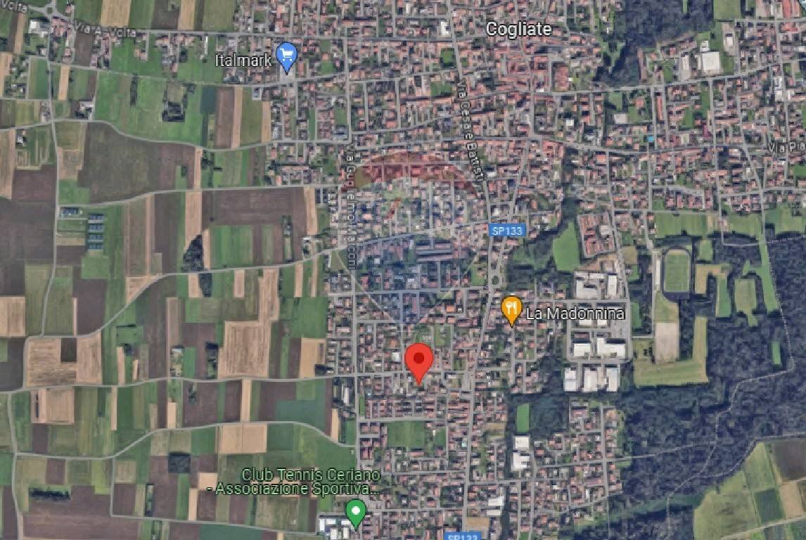 Posizione della mappa - Terreno edificabile Via ai Campi, Cogliate - foto 1