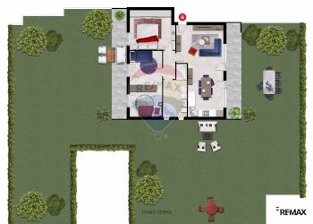 Pianta 2D - Quadrilocale Borgo di Terzo - foto 10