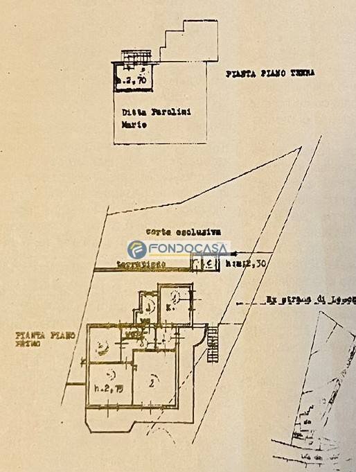 Foto 42 - Casa semi indipendente Via Gasparo Venturini
 
7, Massa - planimetria 1