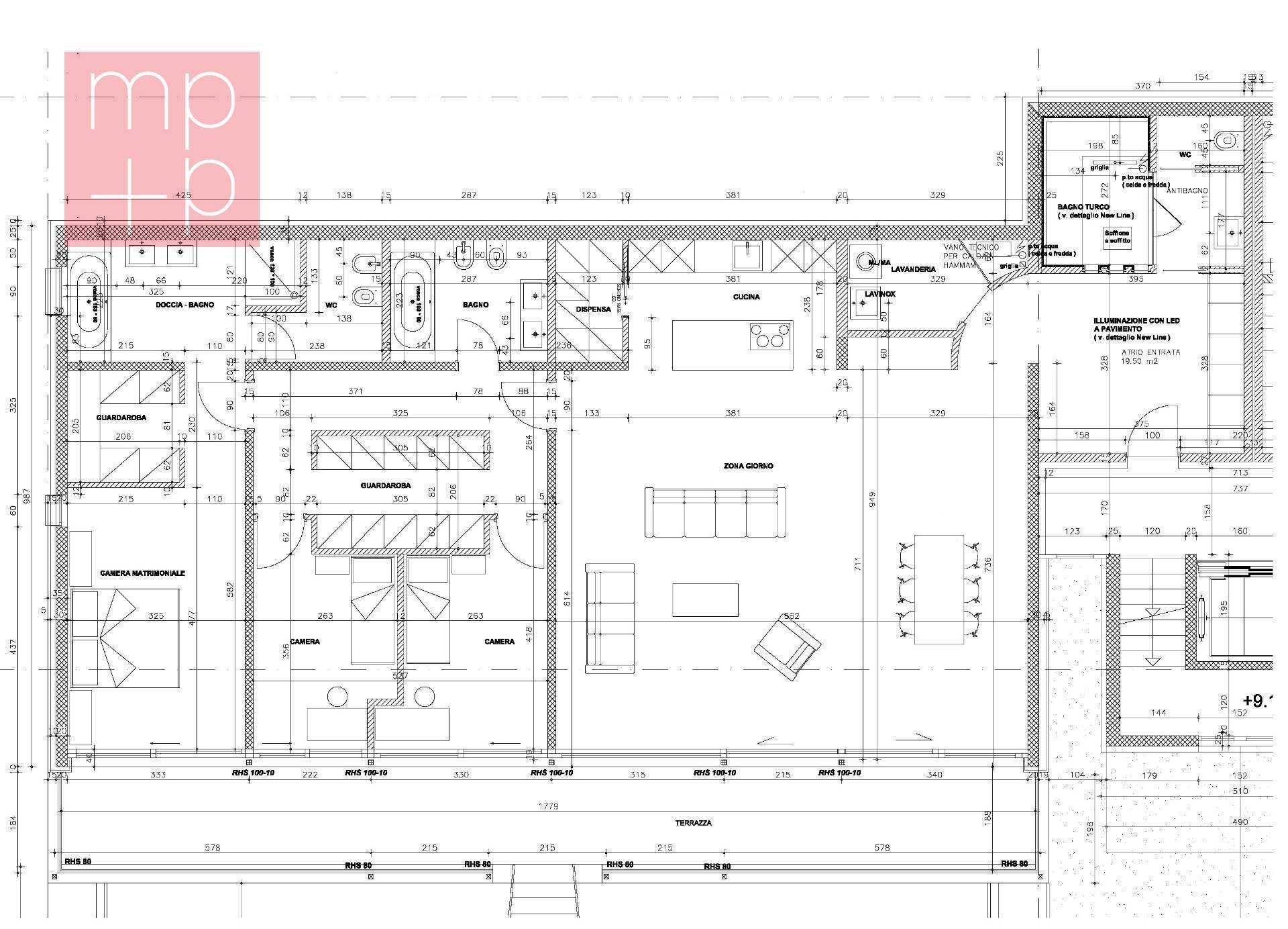 Foto 25 - Four-room apartment Vernate - floor plans 1