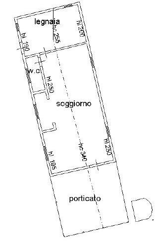 Villa via Fei, Torre Mondovì - planimetria 1