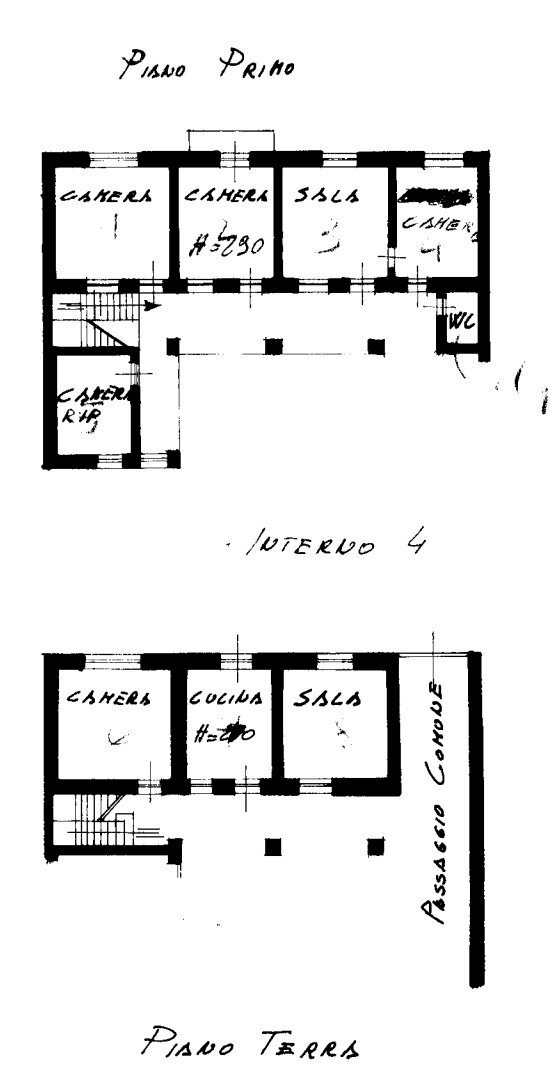 Independent house vicolo Ardito 9, Gattinara - floor plans 1