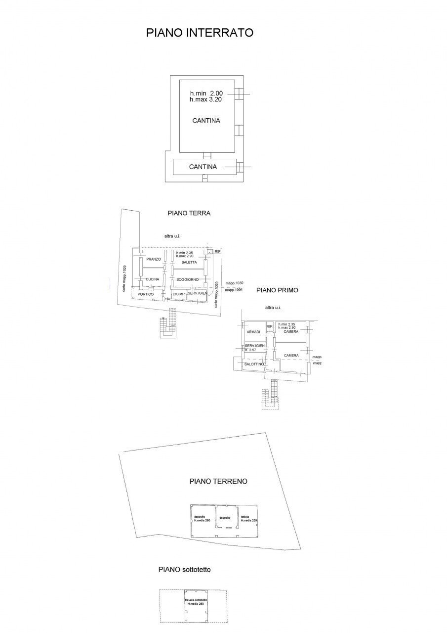 Independent house via Fiume n 17, Grignasco - floor plans 1