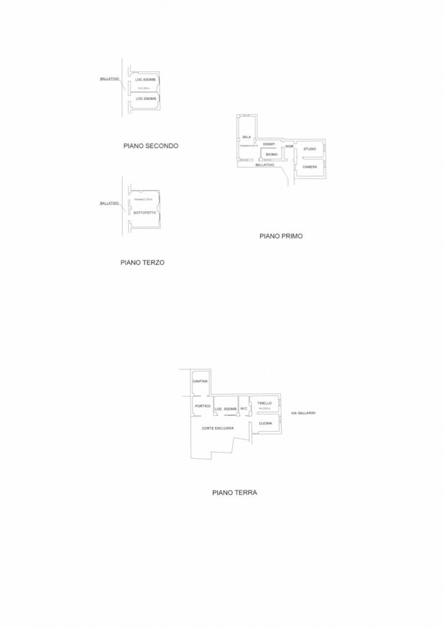 Rustico via Gallarini 3, Ghemme - planimetria 1
