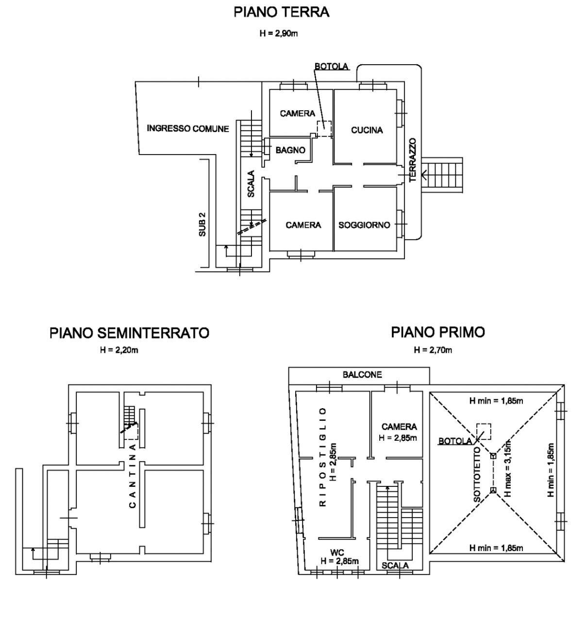 Casa indipendente corso vercelli, 335, Gattinara - planimetria 1