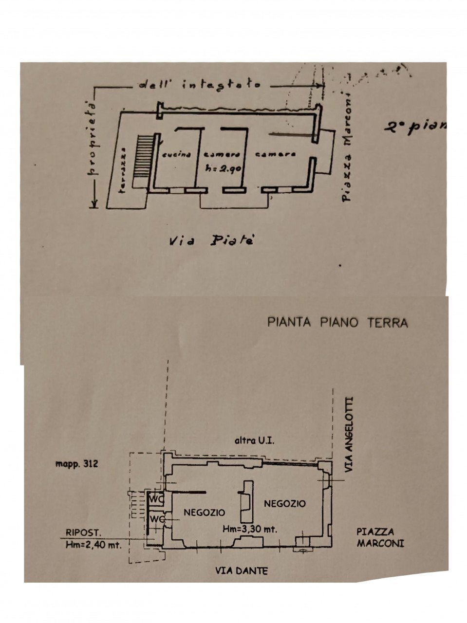 Stable - Palace via Dante Alighieri 4, Cavallirio - floor plans 1