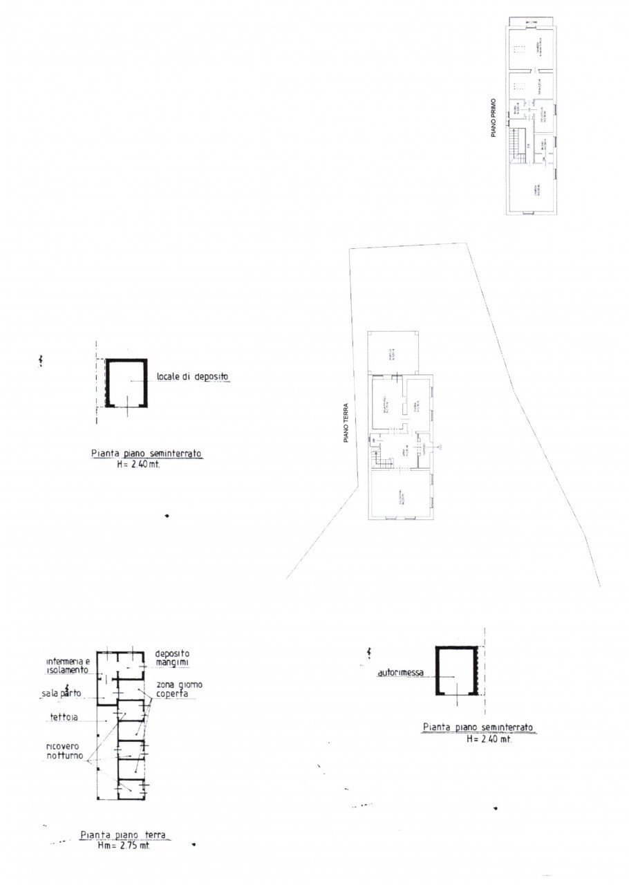 Villa localita' sarcalino, Caprile - planimetria 1