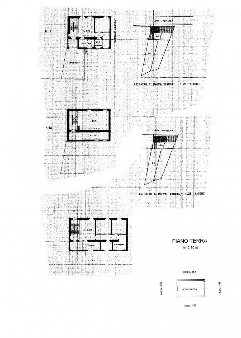 Villa a Schiera via Novara 246, Romagnano Sesia - planimetria 1