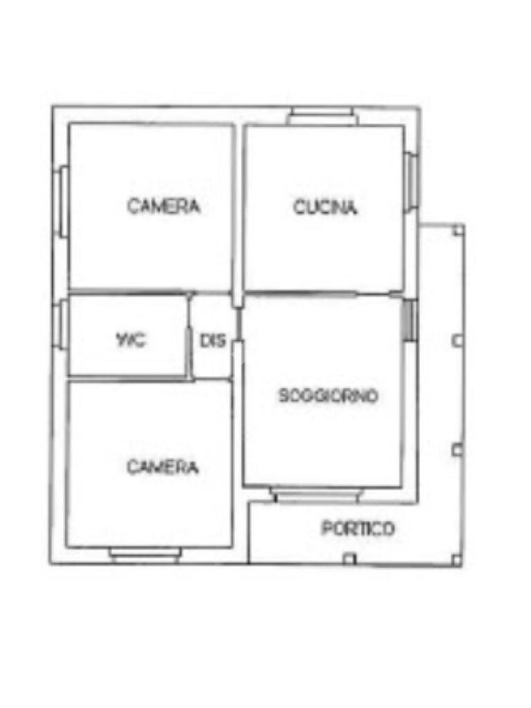 Villa Via Dante Alighieri, Ghislarengo - planimetria 1