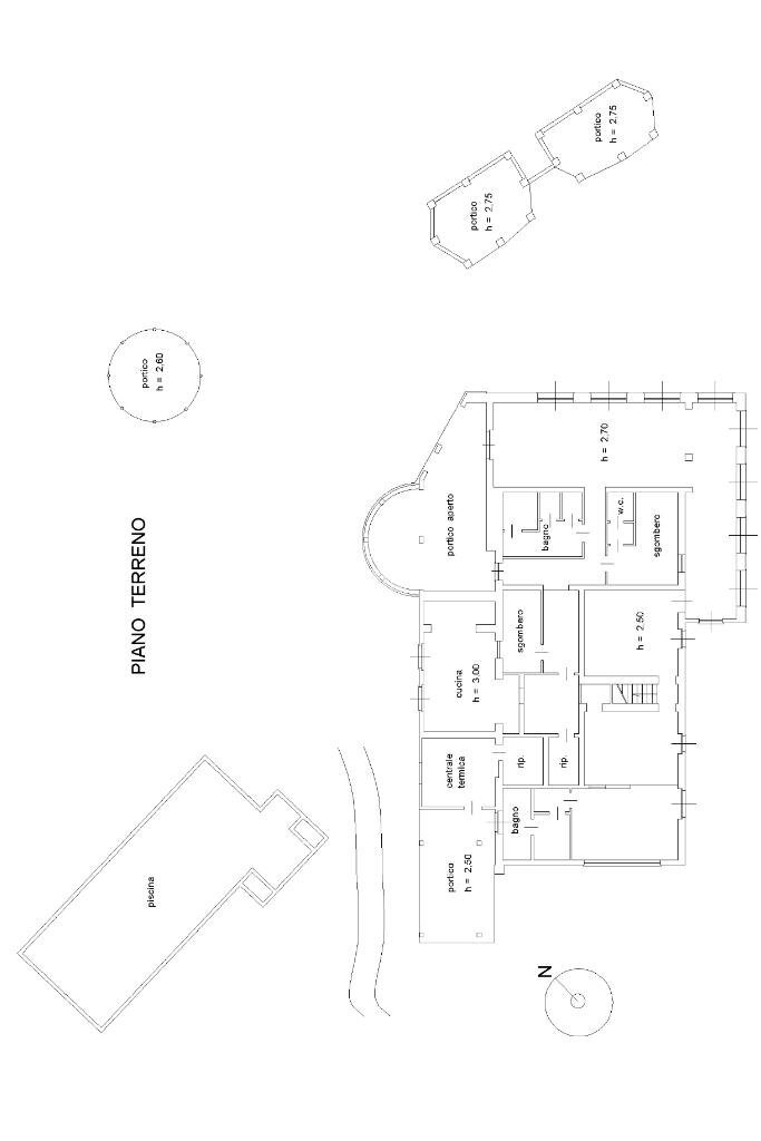 Villa Via Croara, Vinchio - planimetria 1