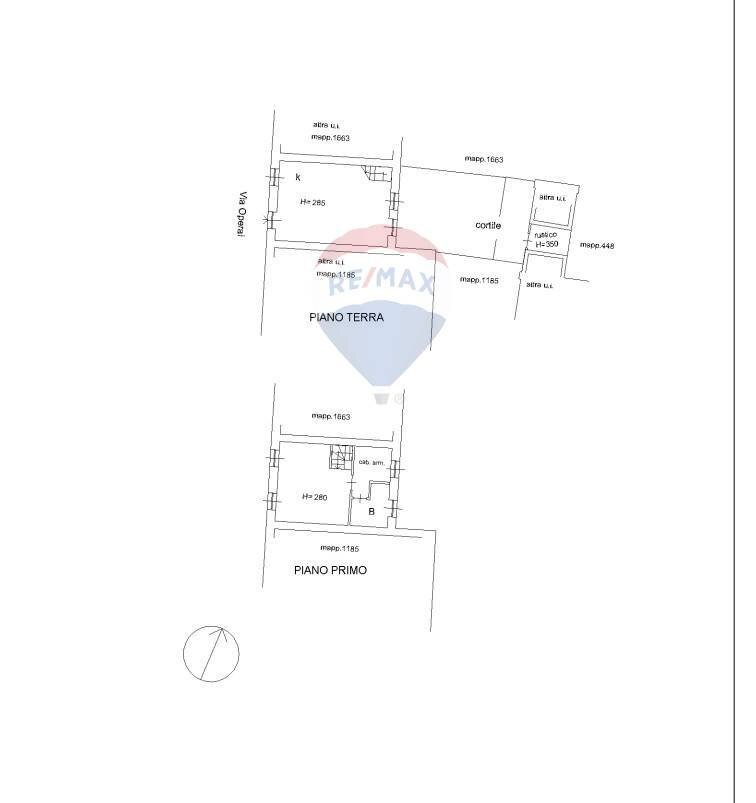 Pianta 2D - Semi-detached house via OPERAI
 
29, Landriano - floor plans 1