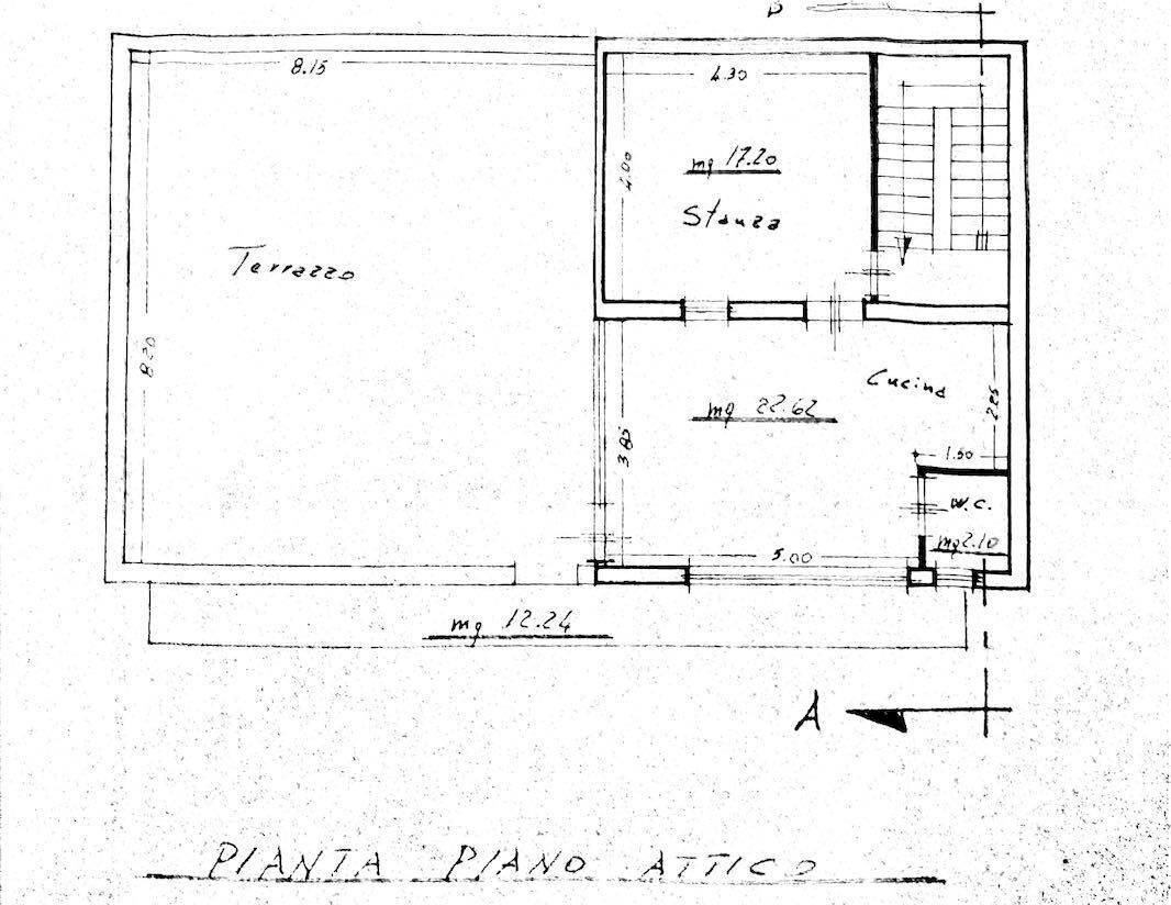 Foto 17 - Bilocale Via Galileo Galilei
 
119, Balestrate - planimetria 1