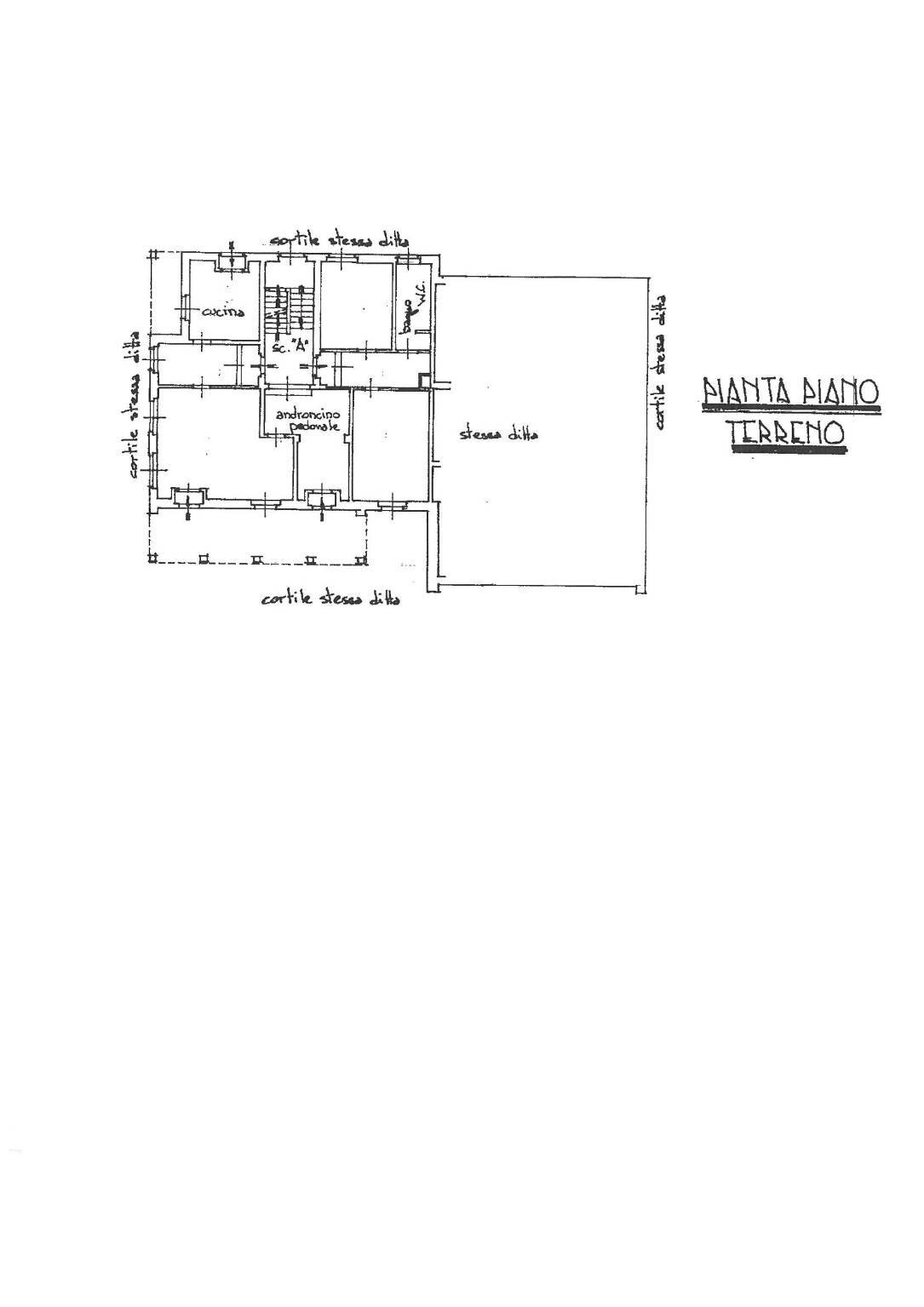 Villa strada della Maddalena, Moncalieri - floor plans 1