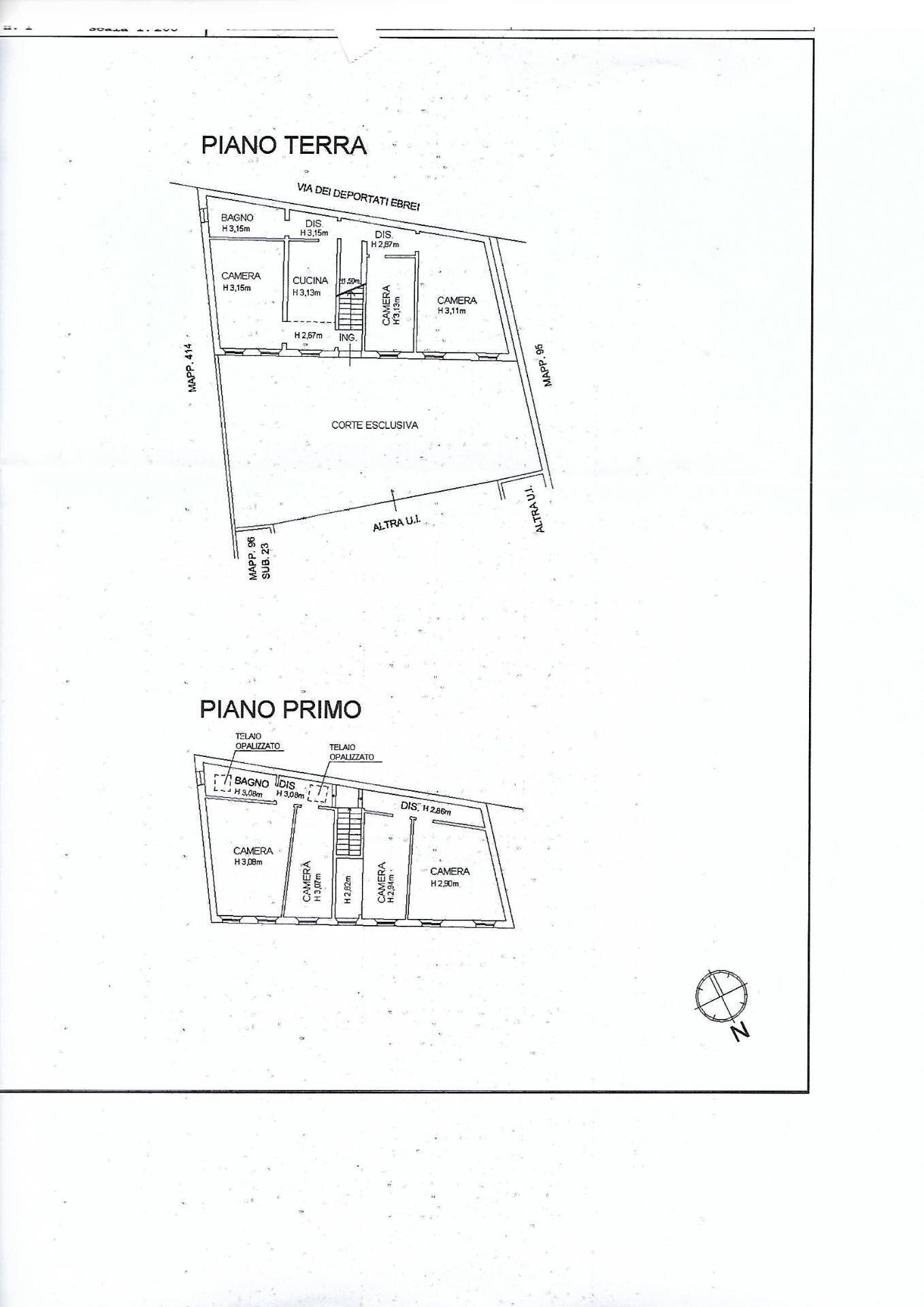 Foto 2 - Appartamento Corso Porta Po
 
161, Ferrara - planimetria 1