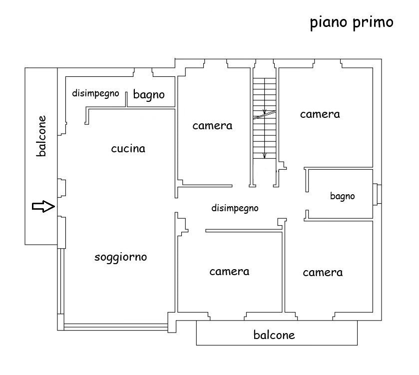 Villa via Viassa, 4, Verzuolo - planimetria 1