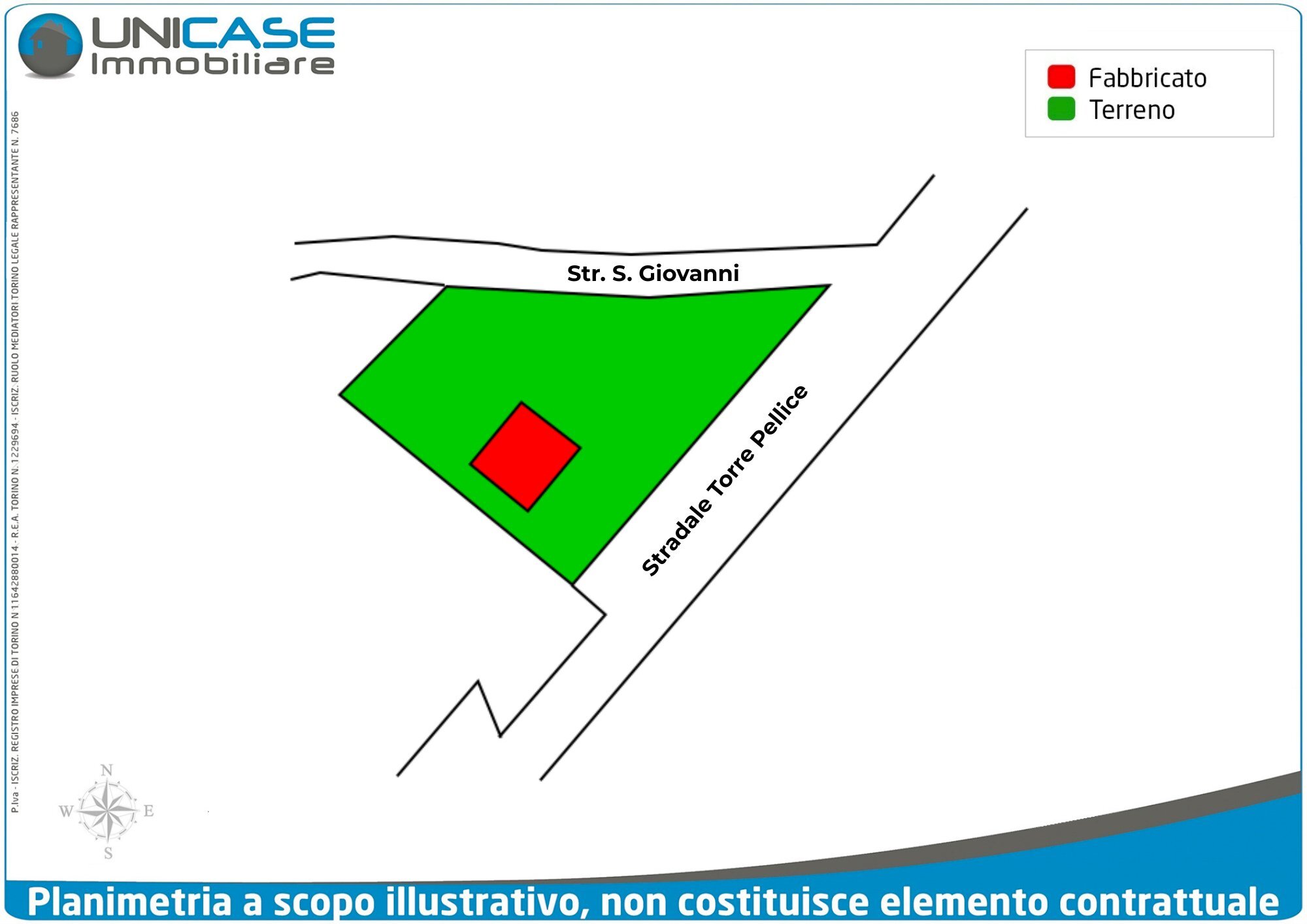 Villa SP161, 80, Bricherasio - planimetria 1