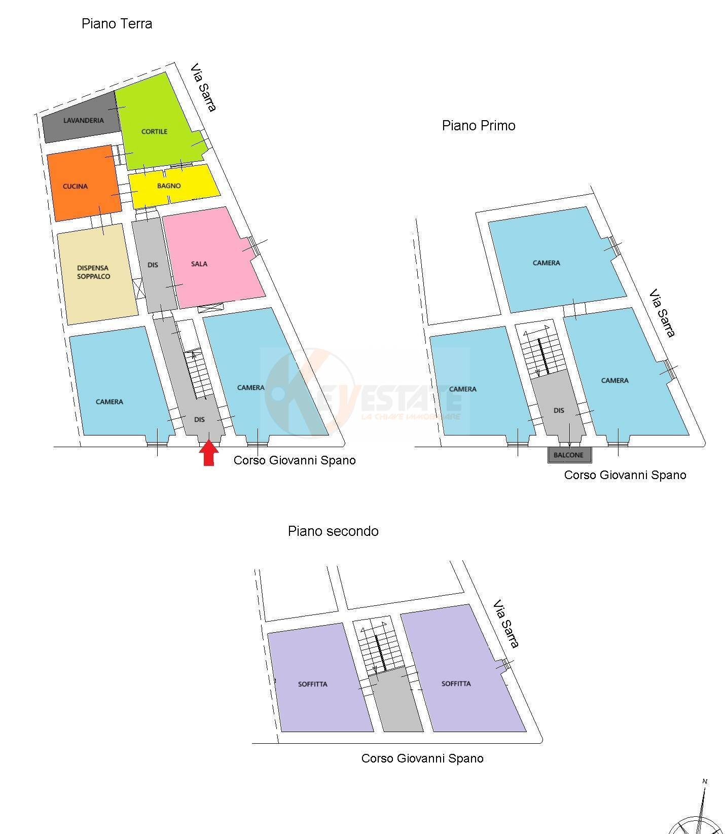 Foto 28 - Casa indipendente Corso Spano
 
167, Ploaghe - planimetria 1