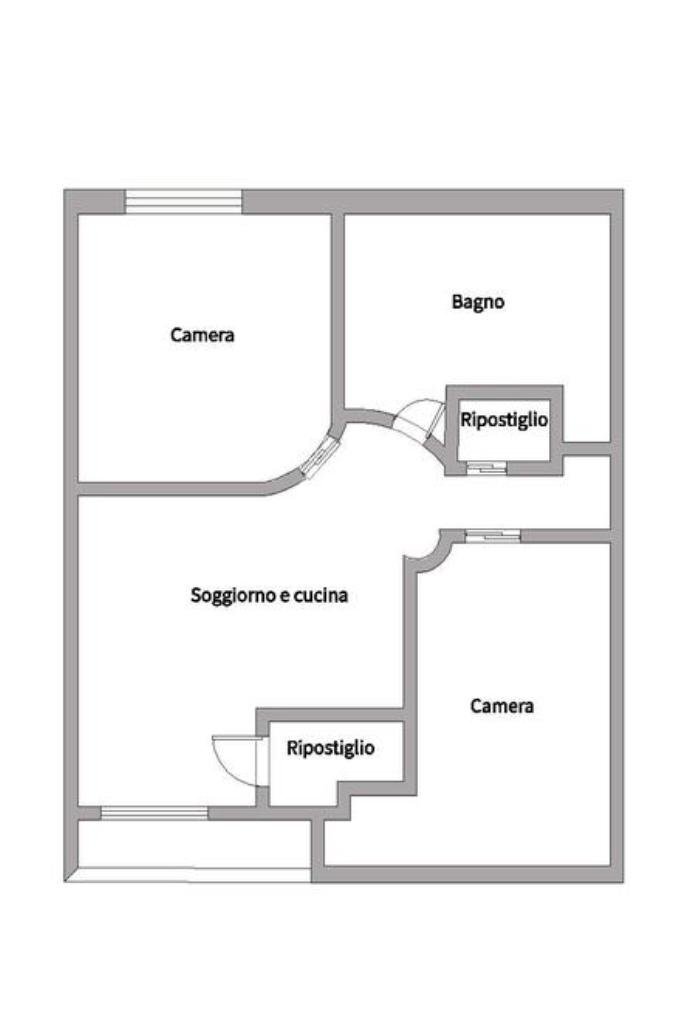 Trilocale Viale Cristoforo Colombo, Cavallermaggiore - planimetria 1
