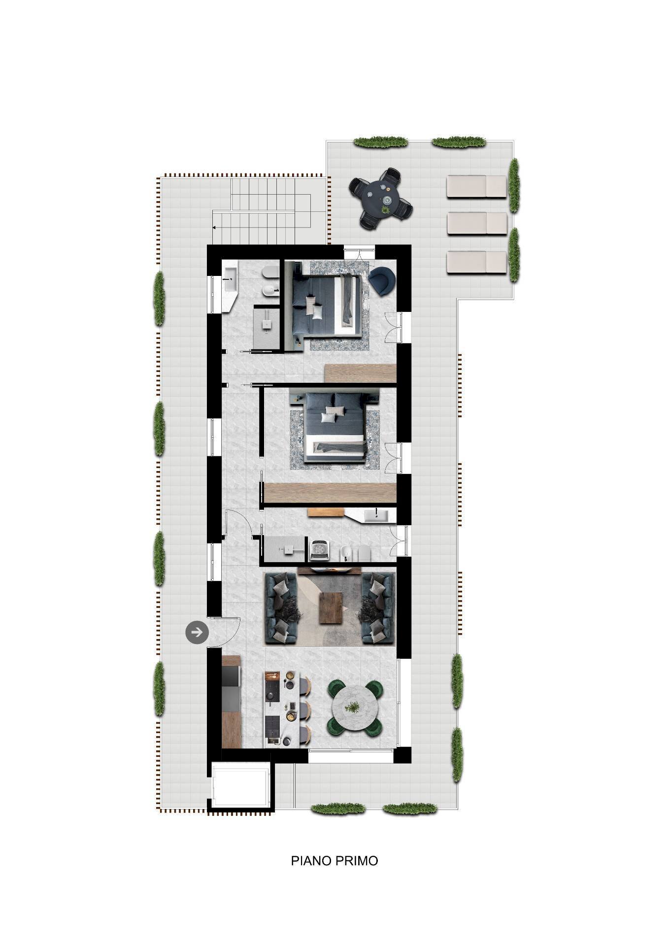 Foto 17 - Trilocale Strada Bergamini
 
47, Peschiera del Garda - planimetria 1