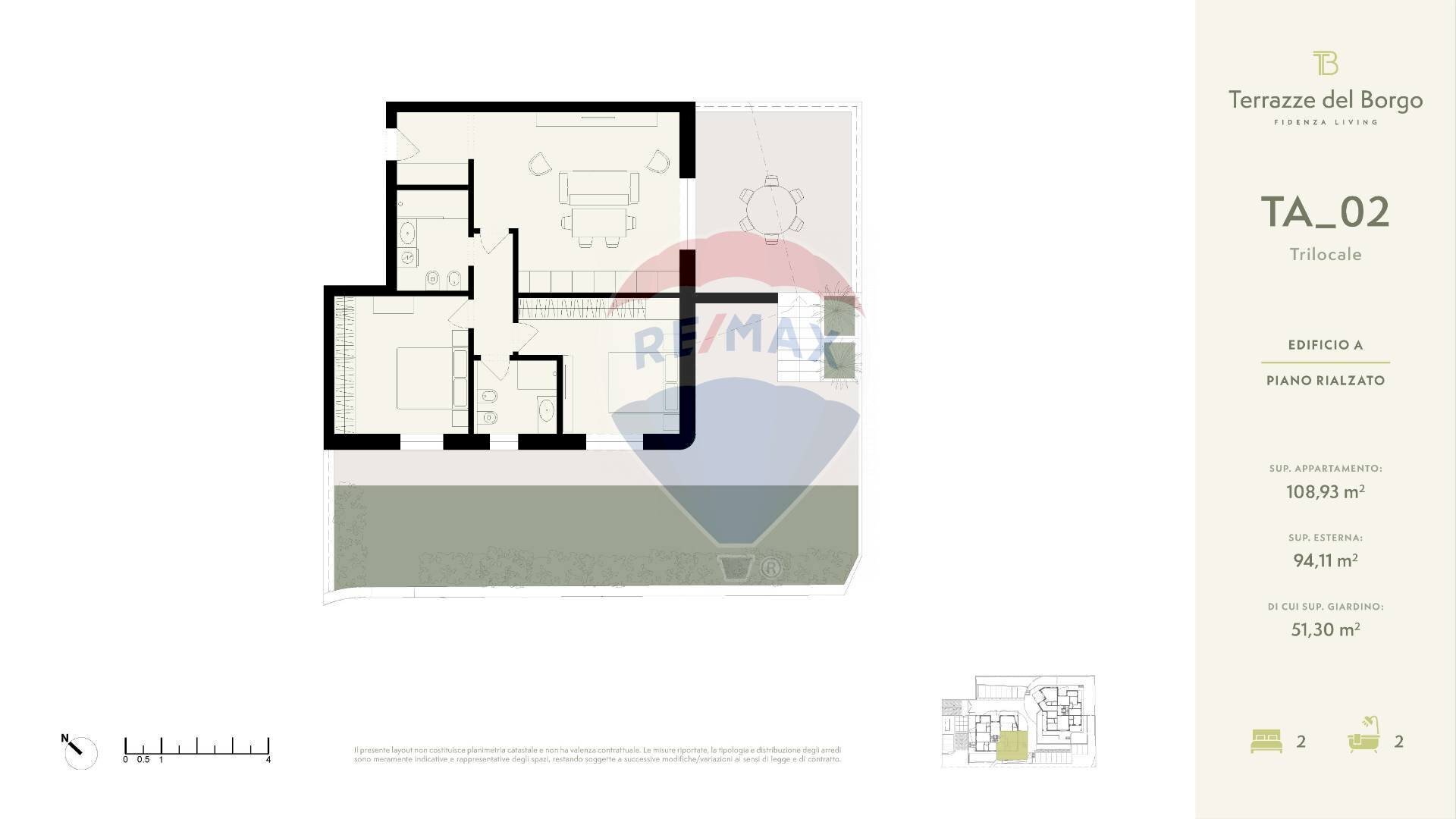 Pianta 2D - Trilocale Via Berzieri
 
11, Fidenza - planimetria 1