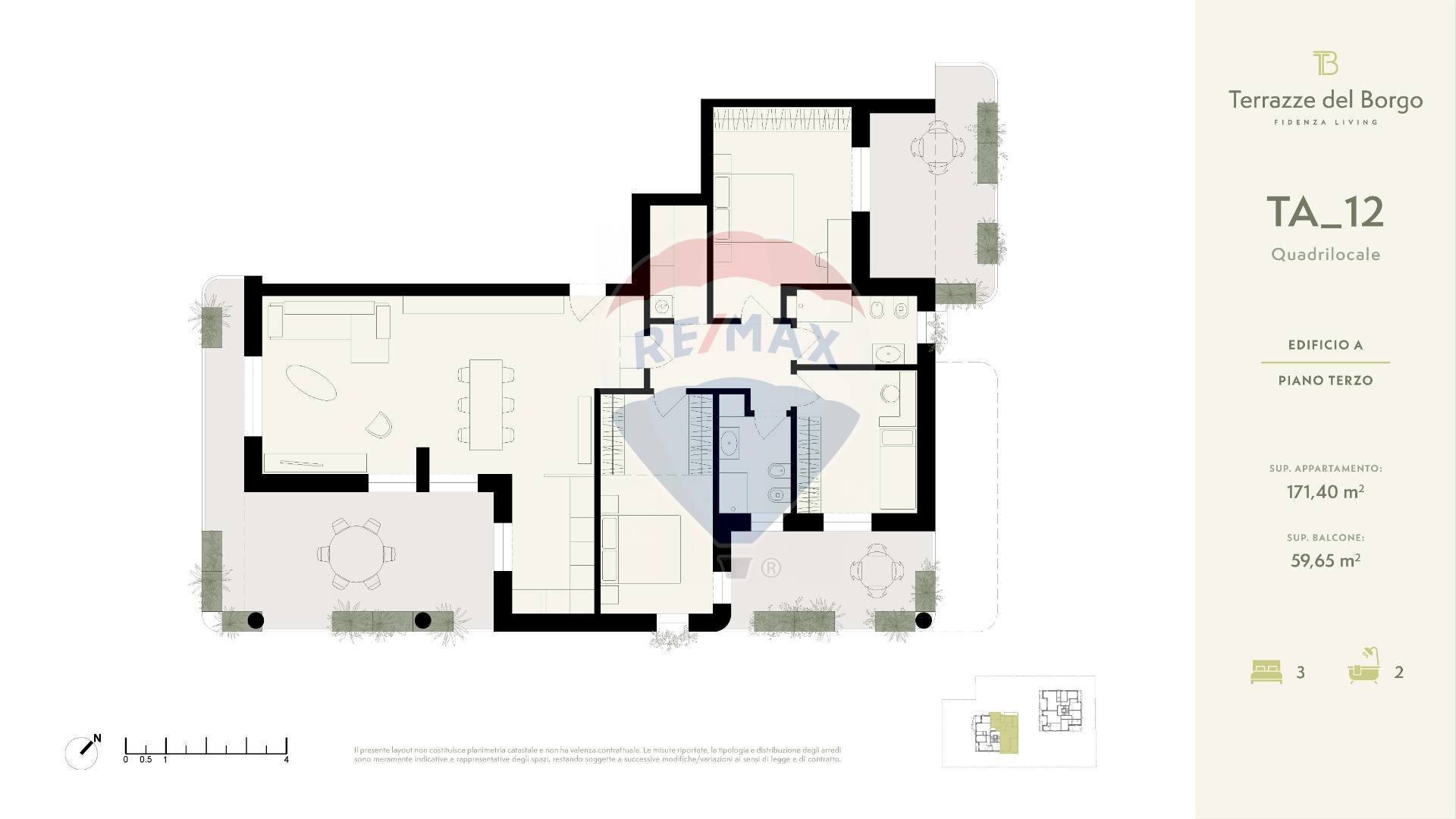 Pianta 2D - Quadrilocale Via Berzieri
 
11, Fidenza - planimetria 1