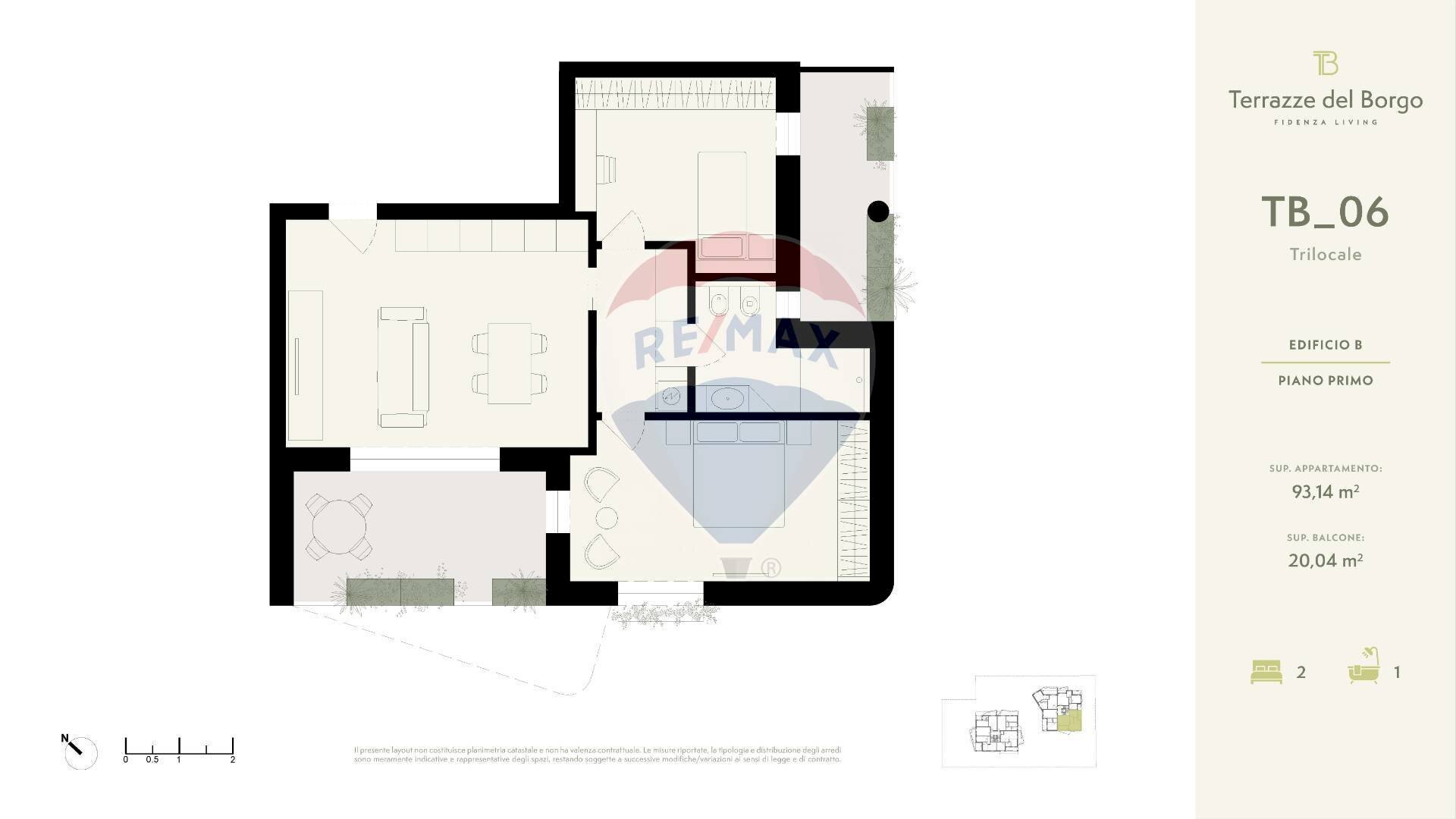 Pianta 2D - Trilocale Via Berzieri
 
11, Fidenza - planimetria 1