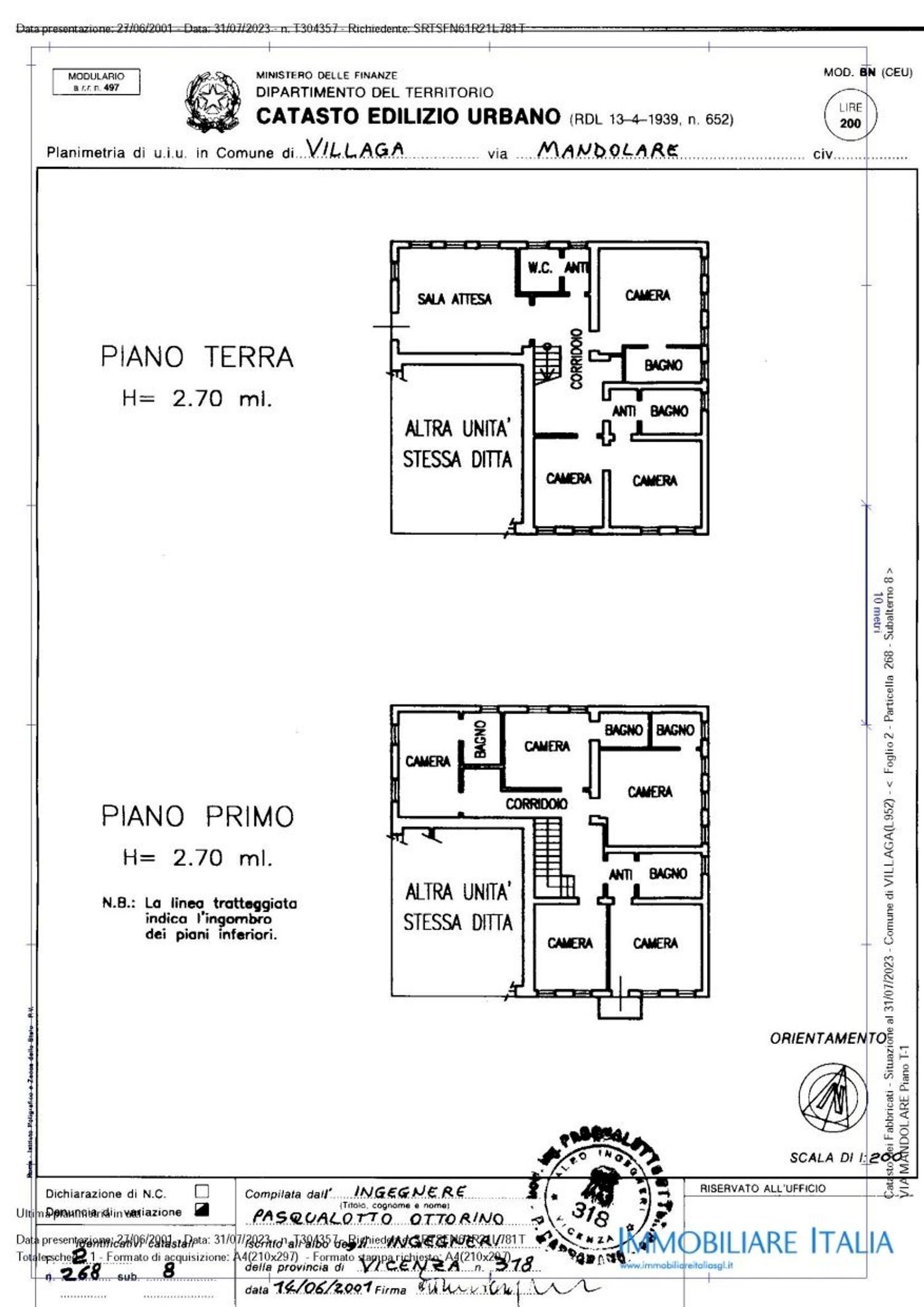 planimetria - Agriturismo Mandolare
 
6, Villaga - floor plans 1