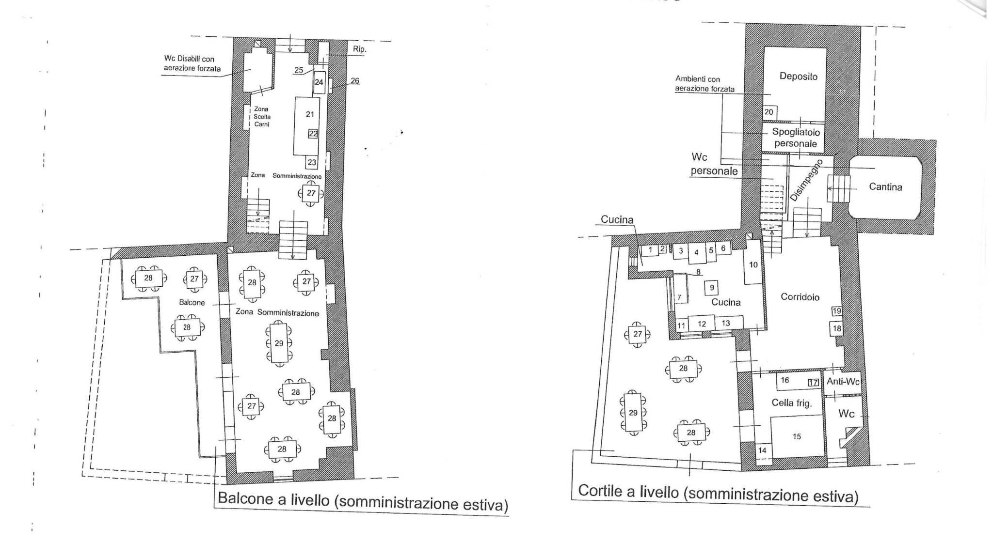 Alimentari - Gastronomia corso Umberto I, Cisternino - planimetria 1