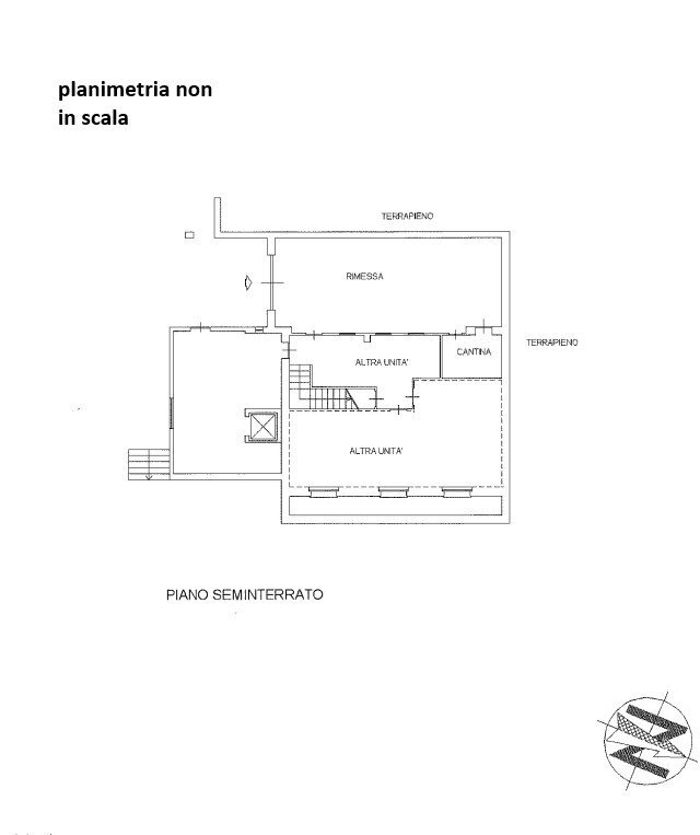 Villa strada Valgera, Asti - planimetria 1
