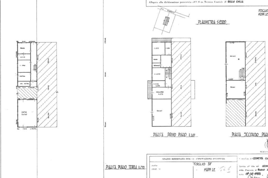 Casa semi indipendente Via Rivarolo, Castelnovo di Sotto - planimetria 1
