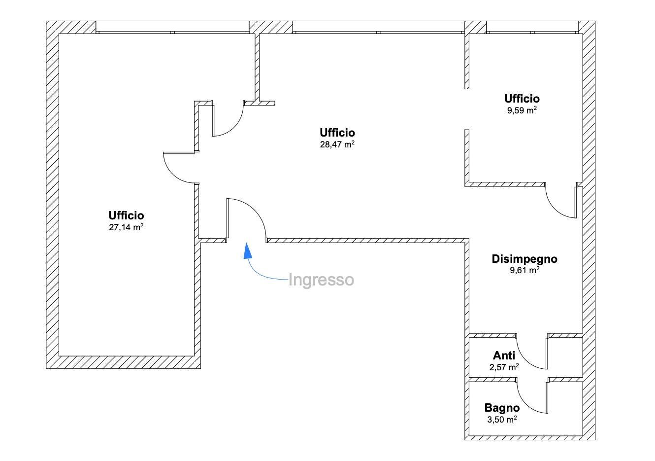Foto 27 - Ufficio via fausta, Cavallino-Treporti - planimetria 1