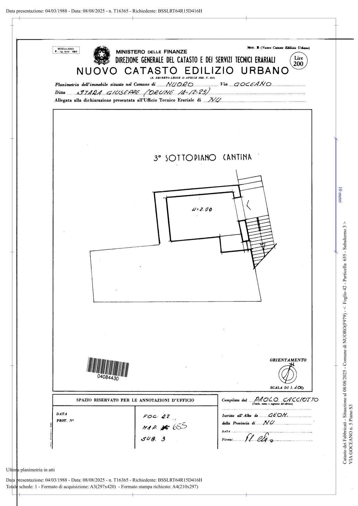 Foto 13 - Independent house Via Goceano
 
5, Nuoro - floor plans 1