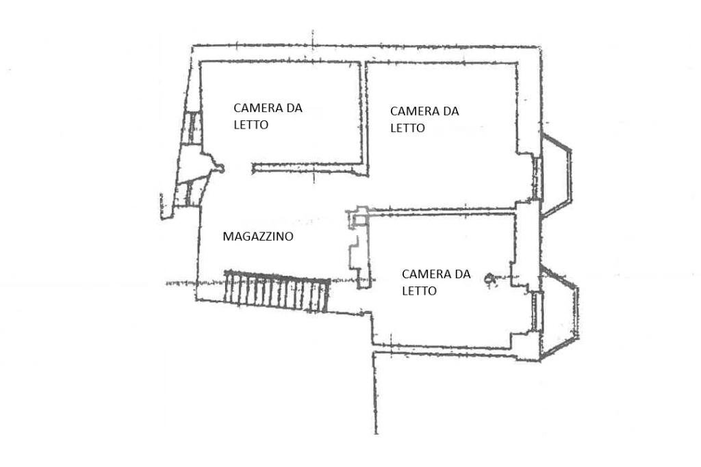 Semi-detached house Via Olmetto, Bagnolo Piemonte - floor plans 1
