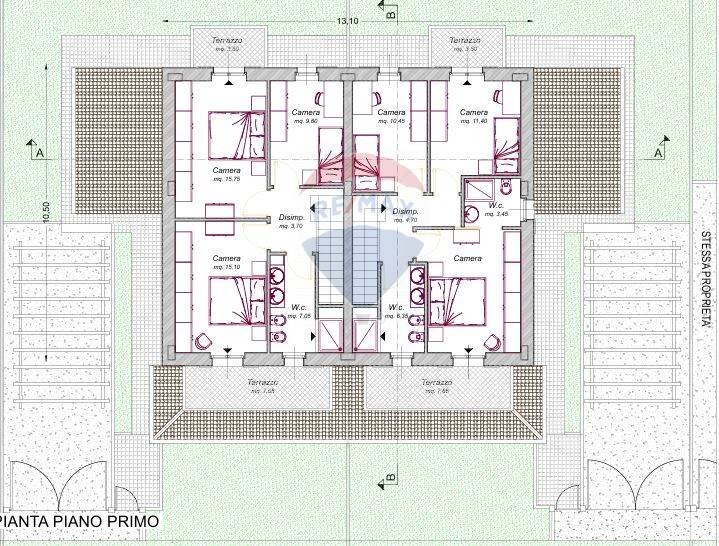 Pianta 2D - Appartamento Via Casciolano
 
snc, Perugia - planimetria 1