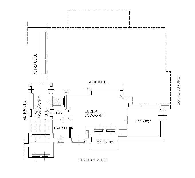 Foto 19 - Two-room apartment Strada Val Salice
 
227/7/V, Torino - floor plans 1