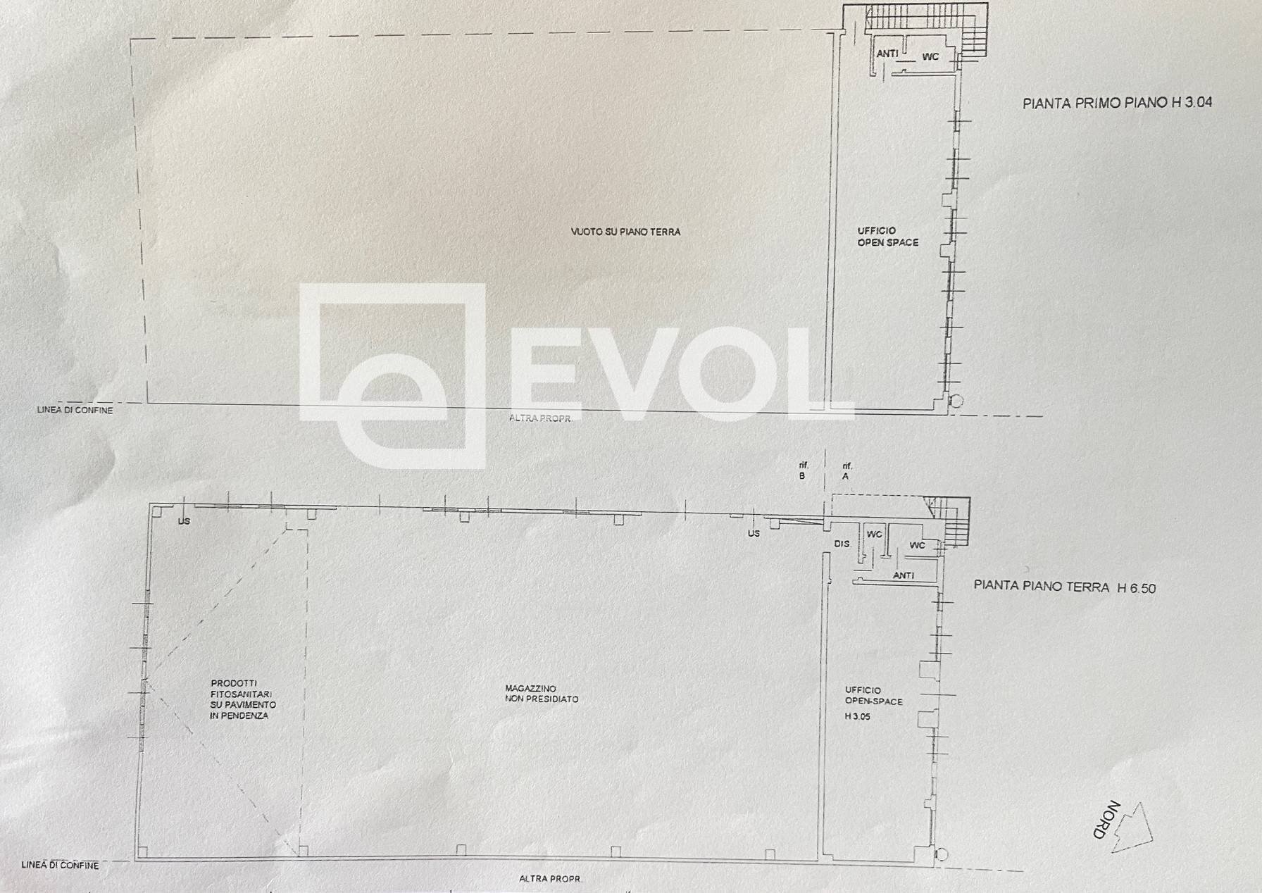 Foto 15 - Capannone piazza Libertà
 
1, Zoppola - planimetria 1