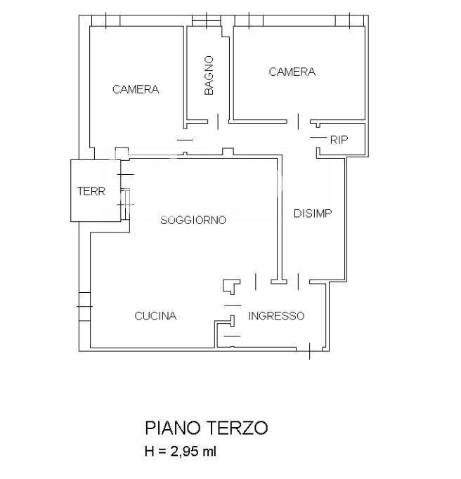 Foto 30 - Quadrilocale via alberto picco
 
6, Udine - planimetria 1