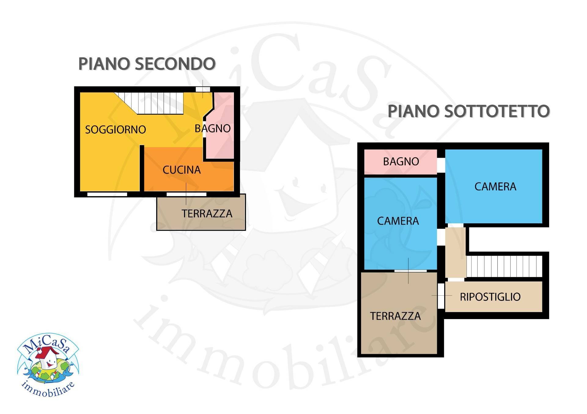 Foto 28 - Attico Via Pietro Moriconi
 
83, Pisa - planimetria 1