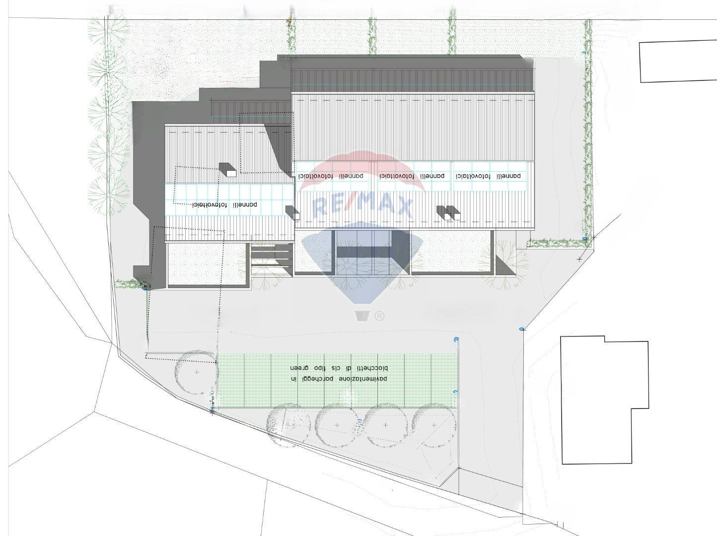 Pianta 2D - Terreno edificabile Sernaglia della Battaglia - planimetria 1